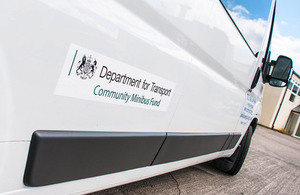 £2 million available for community minibuses