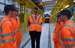 New rail academy to train 500 apprentices opened by Transport Secretary