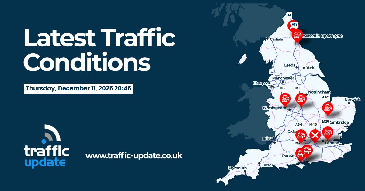 Farnborough traffic conditions incidents & roadworks